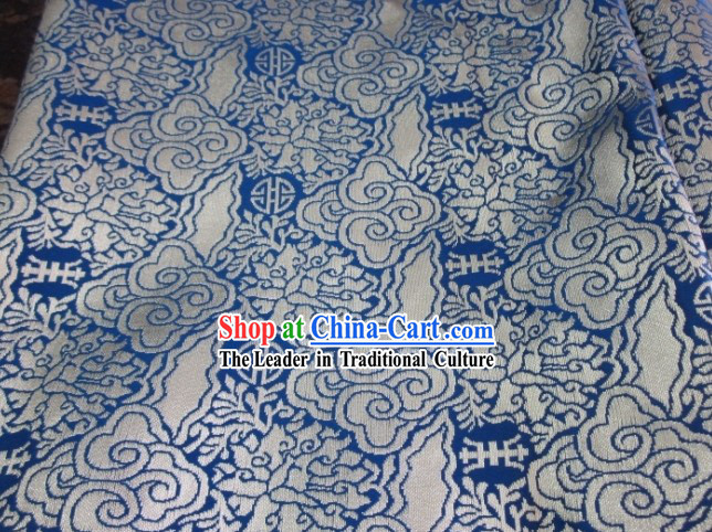 Traditional Chinese Lucky Cloud Brocade Fabric