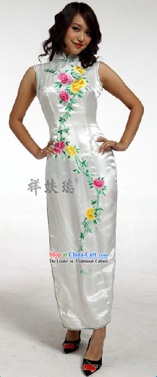 Rui Fu Xiang Silk Wedding Qipao for Women