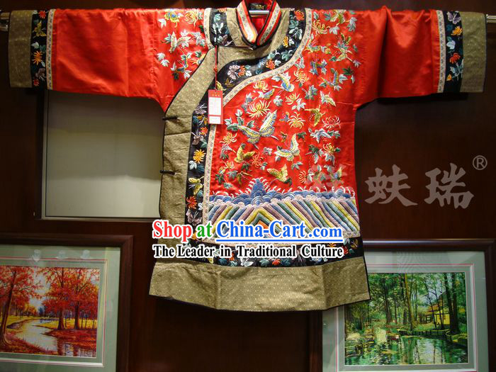 Famous Time-honored Rui Fu Xiang Phoenix Wedding Dress for Women