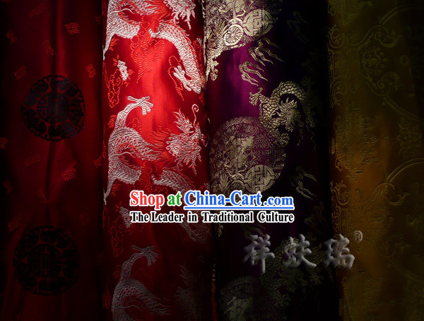 Traditional Chinese Beijing Rui Fu Xiang Silk Fabric