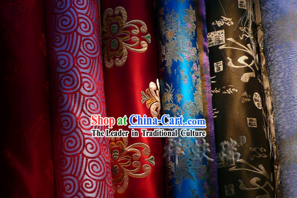 Traditional Chinese Beijing Rui Fu Xiang Silk Fabric