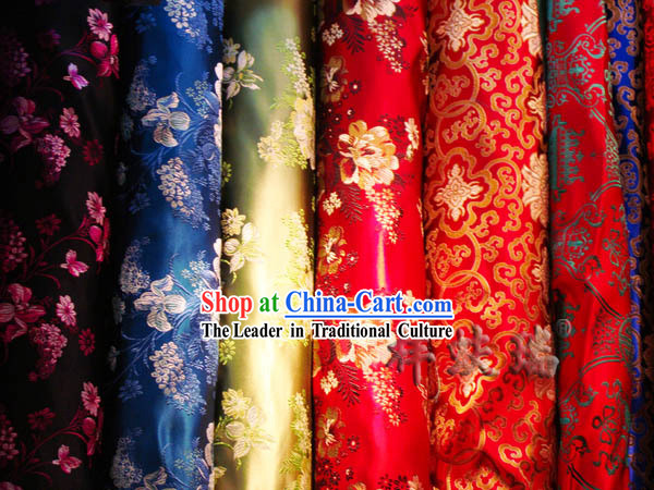 Traditional Chinese Beijing Rui Fu Xiang Silk Fabric