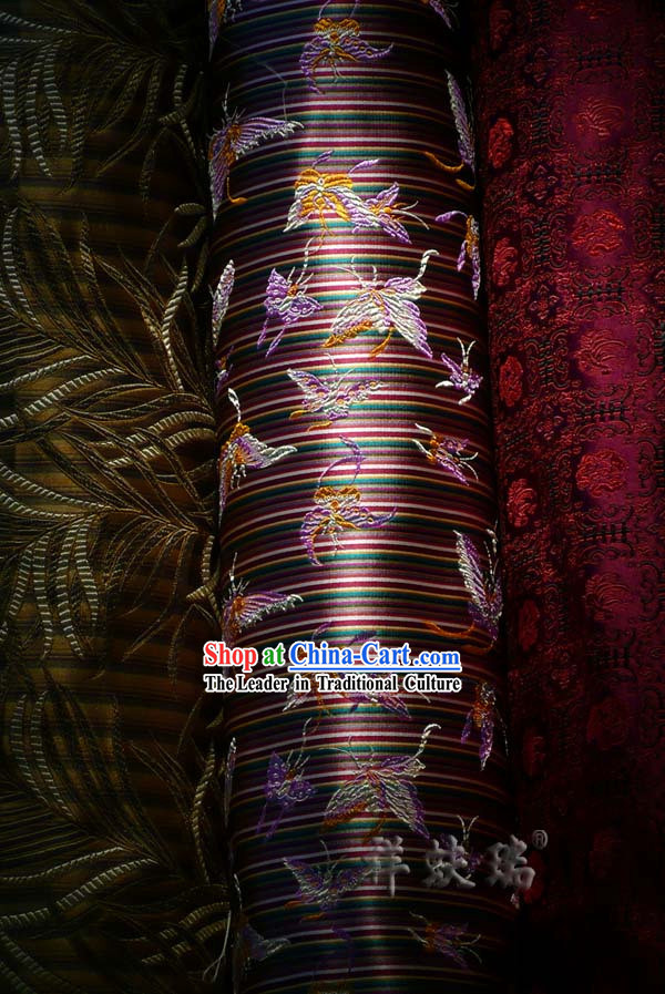 Traditional Chinese Beijing Rui Fu Xiang Silk Fabric