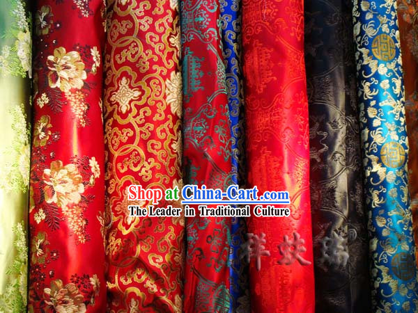 Traditional Chinese Beijing Rui Fu Xiang Silk Fabric