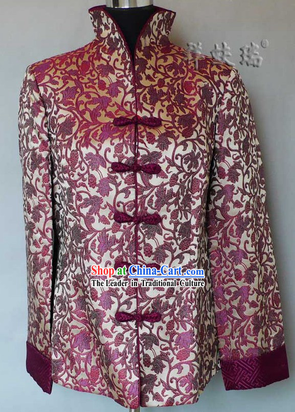 Famous Time-honored Rui Fu Xiang Silk Jacket for Women