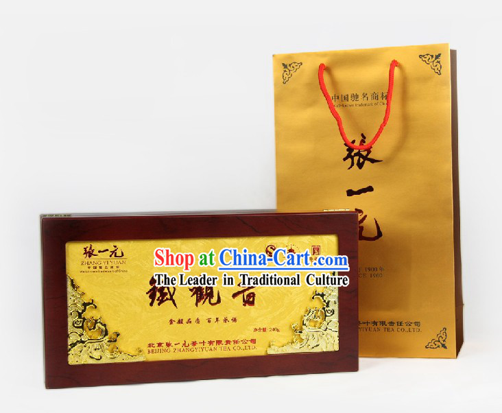 Chinese Zhang Yiyuan Supreme Tie Guanyin Tea Leaf in Gift Package