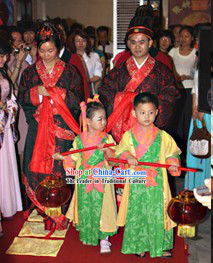 Traditional Chinese Wedding Attendant Dress for Children