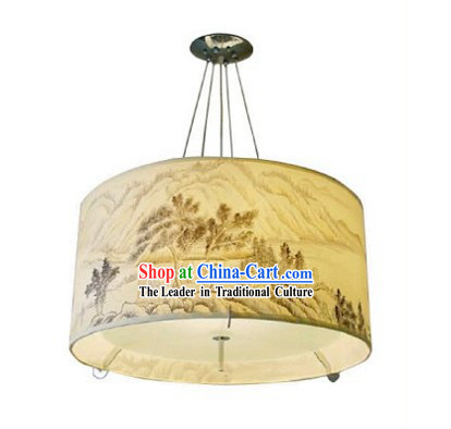 Hand Painted Chinese Silk Lantern