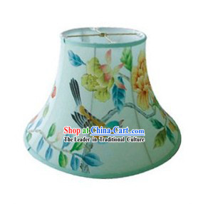 Traditional Chinese Hand Painted Silk Lampshade