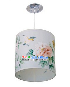 Chinese Classical Hand Painted Flower and Bird Silk Palace Lantern