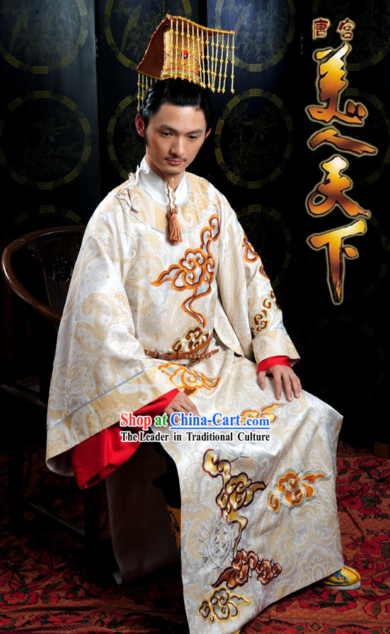 Tang Dynasty Emperor Dragon Robe Complete Set