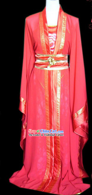 Chinese Classical Red Hanfu Clothing for Women