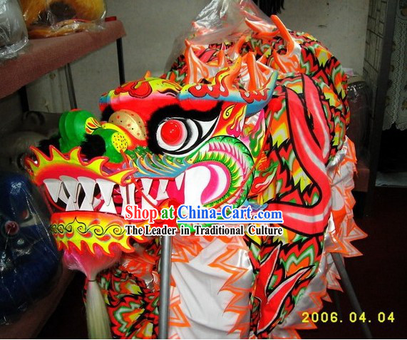 Supreme Fluorescent Dragon Dancing Costume Complete Set