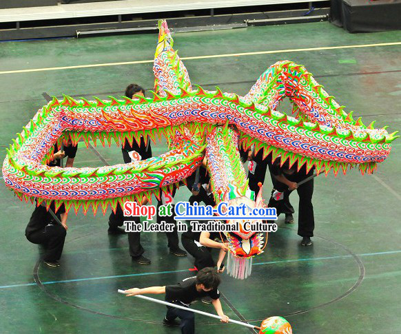 Happy Festival Celebration Luminous Dragon Dance Costume Complete Set