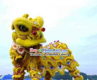 Beijing Olympics Opening Ceremony Sheep Fur Lion Dance Costume Complete Set