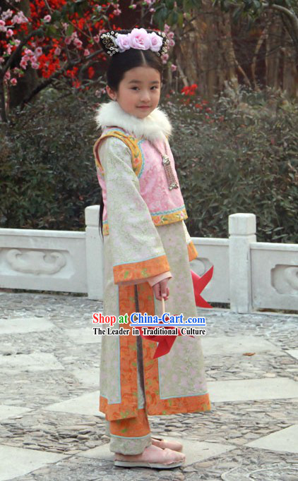 Ancient Chinese Imperial Princess Costumes for Kids