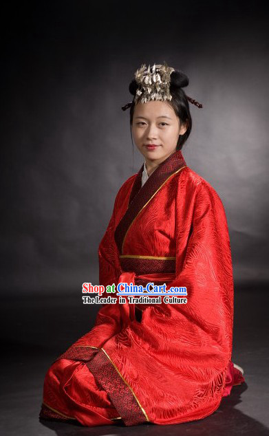 Ancient Chinese Hanfu Wedding Dress for Women