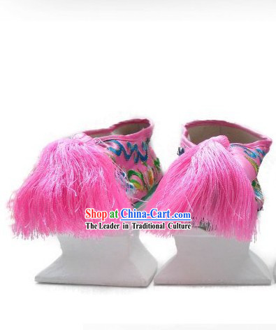 Traditional Handmade Hanfu High Heel Shoes