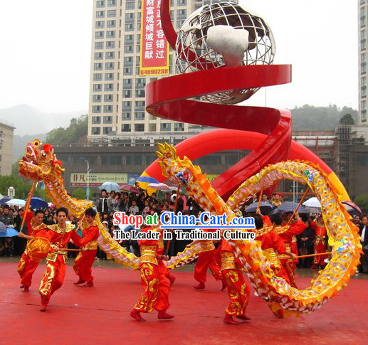 Peking Olympic Games Dragon Dancing Costume Complete Set