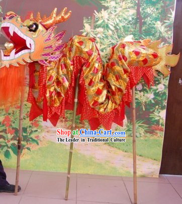 Three to Four People Dragon Dancing Costumes