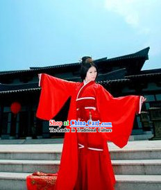 Ancient Chinese Red Wedding Dress for Women