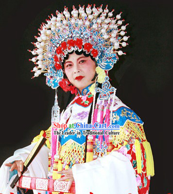 Traditional Chinese Dramatic Huadan Butterfly Phoenix Coronet