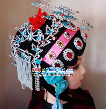 Chinese Classical Peking Opera Wig and Hair Accessories