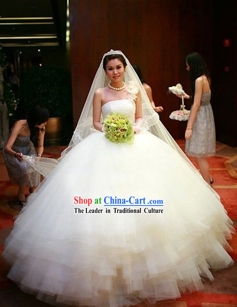 Supreme Romantic White Wedding Dress