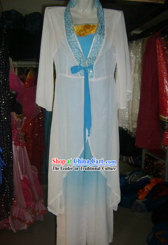 Chinese Classical Fan Dancing Costume for Women