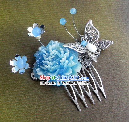 Traditional Chinese Handmade Butterfly Flower Hairpin