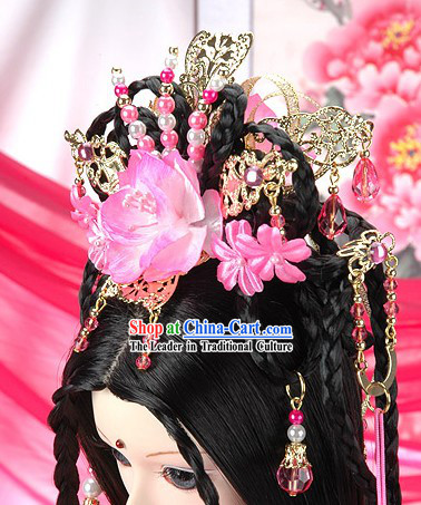 Ancient Palace Princess Hair Accessoreis and Wig Complete Set