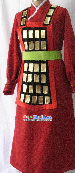 Ancient Chinese Solider Armor Costume Complete Set