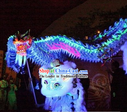 Glow in the Dark Dragon Dance Costume Complete Set