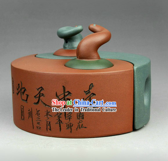 Chinese Classic Zisha Taiji Teapot