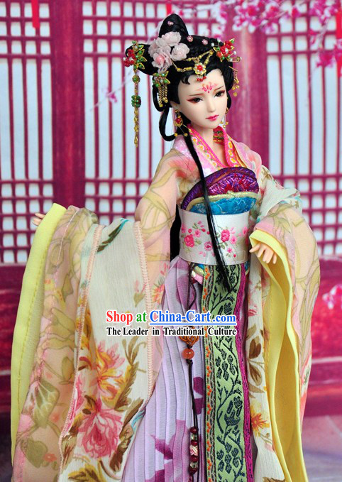 Ancient Chinese Queen Hair Accessories and Wig