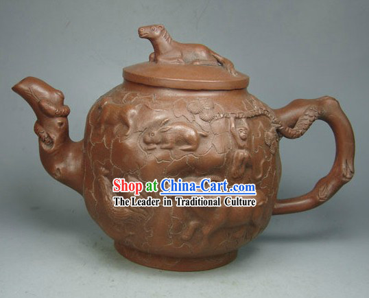 Chinese Twelve Symbolic Zodiac Animals Zisha Teapot