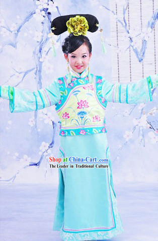 Traditional Chinese Palace Princess Lotus Clothing for Girls