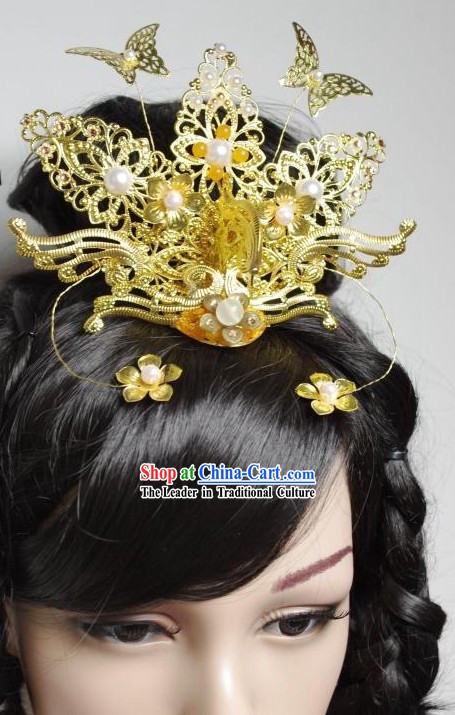 Chinese Classical Handmade Wedding Phoenix Hair Accessories for Brides