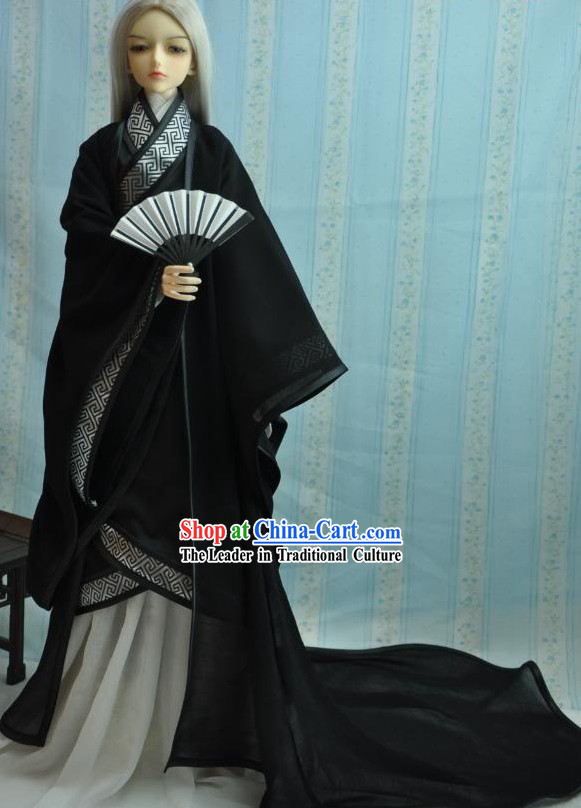 traditional chinese black dress