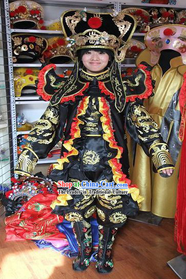 Traditional Chinese Change Mask Costumes Hat Boots Masks Complet Set