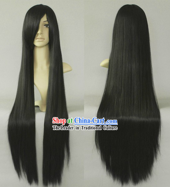 Ancient Chinese Long Guzhuang Wig