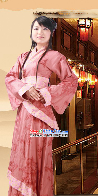 Ancient Chinese Tea Ceremony Hanfu Clothing for Women