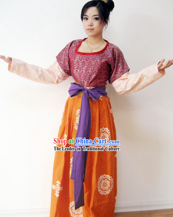 Ancient Chinese Tang Dynasty Costume for Women