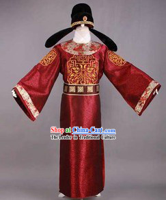 Song Dynasty Government Official Costumes and Hat for Men