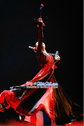 Traditional Chinese Korean Folk Dance Costumes for Women