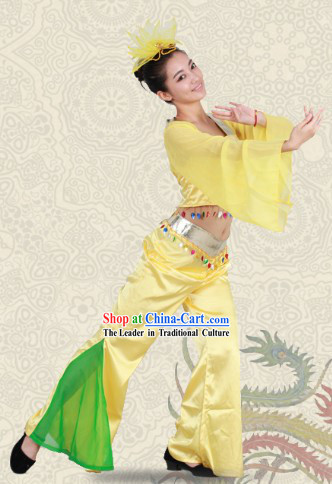 Stage Performance Yangge Dance Suit for Women