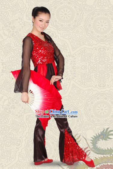 Modern Fan Dance Costumes for Women