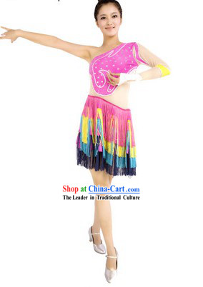 Latin Stage Performance Dance Outfit for Women