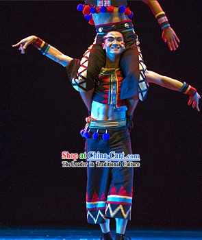 Chinese Minority Dance Costumes for Men