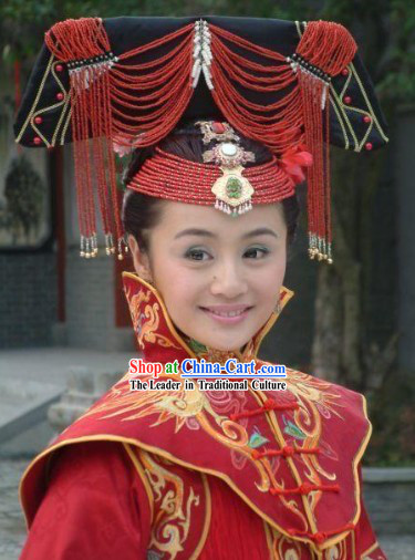 Ancient Chinese Wedding Hat for Brides